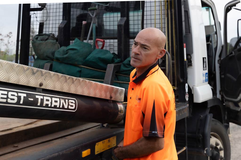 Forklift Operator Working